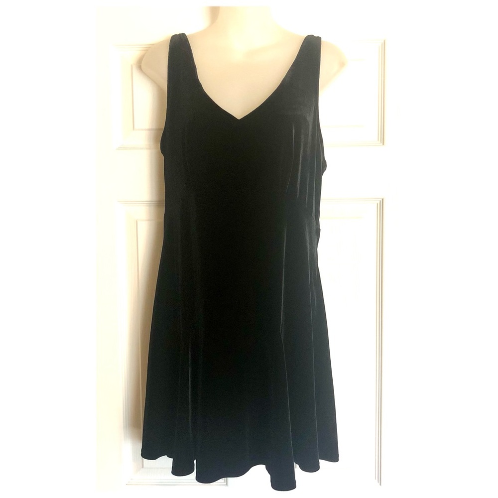 Victoria Secret Velvet Halter Fit and Flare Dress